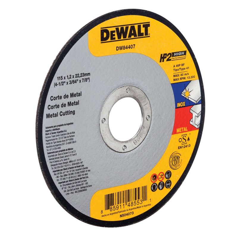 Disco de Corte Inox 4.12 HP2 DEWALT DW84407 3.jpg