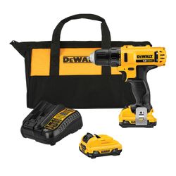 Furadeira/Parafusadeira 3/8" 12V com 2 Baterias 1,5Ah DEWALT DCD710D2-BR