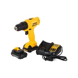 Furadeira/Parafusadeira 3/8" 12V com 2 Baterias 1,3Ah DEWALT DCD700C2BR