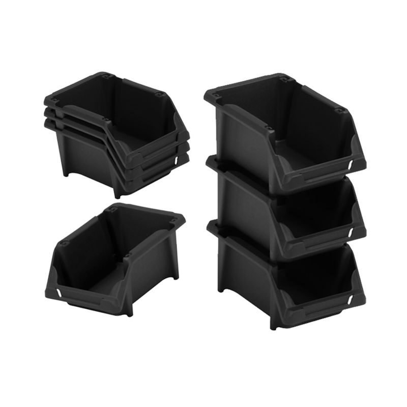 Gaveta Plastica Empilhavel Nº 3 Preta Presto 42001 4.jpg