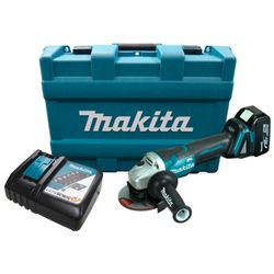 Esmerilhadeira Angular 4.1/2" 18V Makita DGA455RF com 1 Bateria