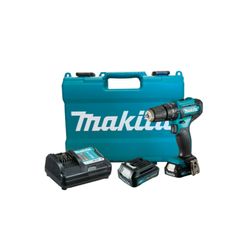 Furadeira de Impacto 12V Makita HP333DWYE com 2 Baterias e Maleta