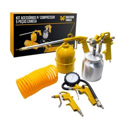 Kit de Acessórios para Compressor 5 Peças Fasterr FST034