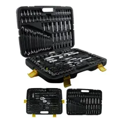 Jogo de Soquete e Bits com 216 Peças Titanium 05618