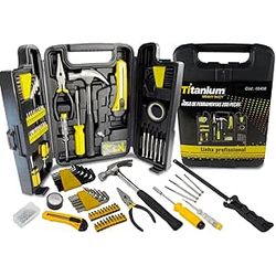 Jogo de Ferramentas Heavy Duty 200 Peças com Maleta Titanium