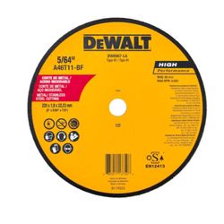 Disco de Corte HP 9" x 2,0 mm x 7/8" Dewalt DW8067-AR