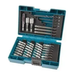Jogo de Bits e Ponteiras com 38 Peças e Maleta Makita B-54106