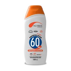 Protetor Solar Nutriex FPS 60 com 1/3 UVA 120ml