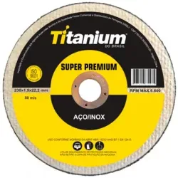 Disco de Corte Fino 9"x5/64"x7/8" Super Premium Titanium 05178