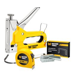 Grampeador Manual + Trena Fasterr Tools FST081