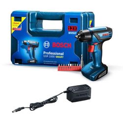Parafusadeira/Furadeira Bosch GSR1000 Smart 12V Bivolt com Maleta