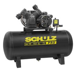 Compressor de Ar Estacionário Schulz CSV10PRO/110 2HP 110V Monofásico 110 Litros
