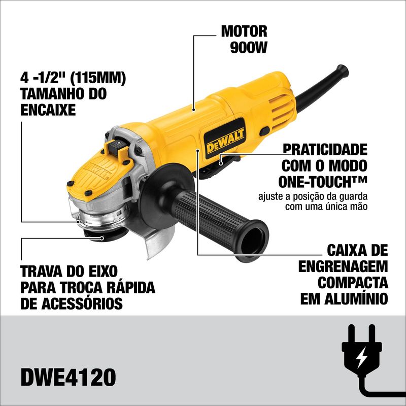 Esmerilhadeira Angular 4.12 900W 110V Dewalt DWE4120BR 4.jpg