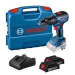 Parafusadeira Furadeira de Impacto 12 18V com 2 Baterias Bosch GSB 18V-50