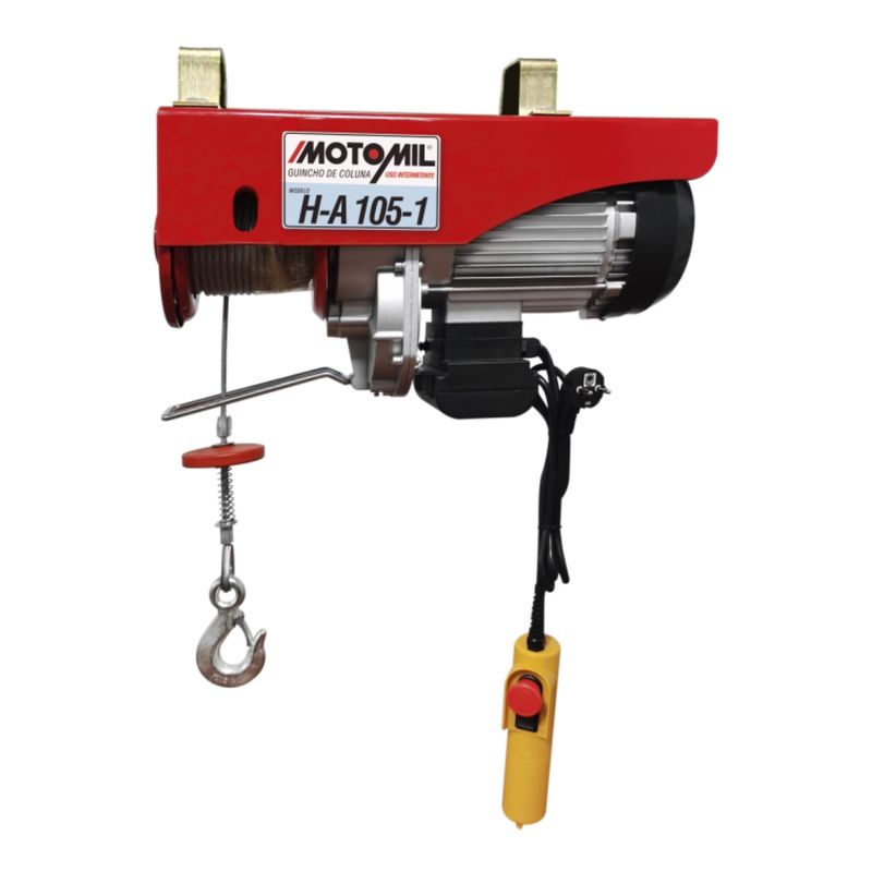 Guincho de Coluna Eletrico 300600 kg 220V Motomil H-A 105-1