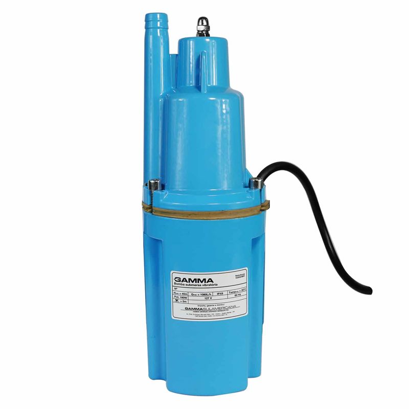 Bomba Submersa Vibratoria 180W 110V Gamma G3203BR1 1