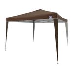 Tenda-Gazebo-Dobravel-3x3m-em-Poliester-Marrom-Bel-Lazer-1