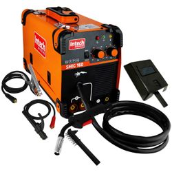 Maquina Solda Inversora 160A MMA, MIG-MAG E TIG Lift 220V SMIG160 Intech Machine