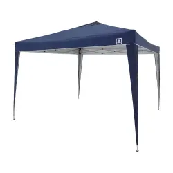Tenda Gazebo Dobrável Alumínio C/ Cobertura 3x3m Poliéster Azul Bel - 330300