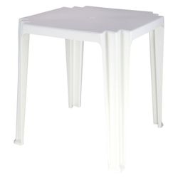 Mesa Quadrada Tambaú Em Polipropileno Branco Tramontina