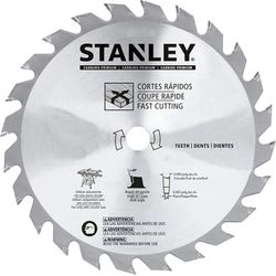 Lâmina De Serra Circular 7.1/4 Pol. 40 Dentes Stanley STA7757