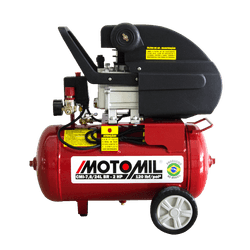 Motocompressor De Pistão Monofásico 220v 7,6 Pés 24l 2hp CMI-7,6/24BR Motomil