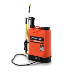 Pulverizador Costal Bateria 16 Litros Bomba Manual PC16MBTK Tekna