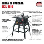 Serra Circular de Mesa 10 1600W Skil 3610 8