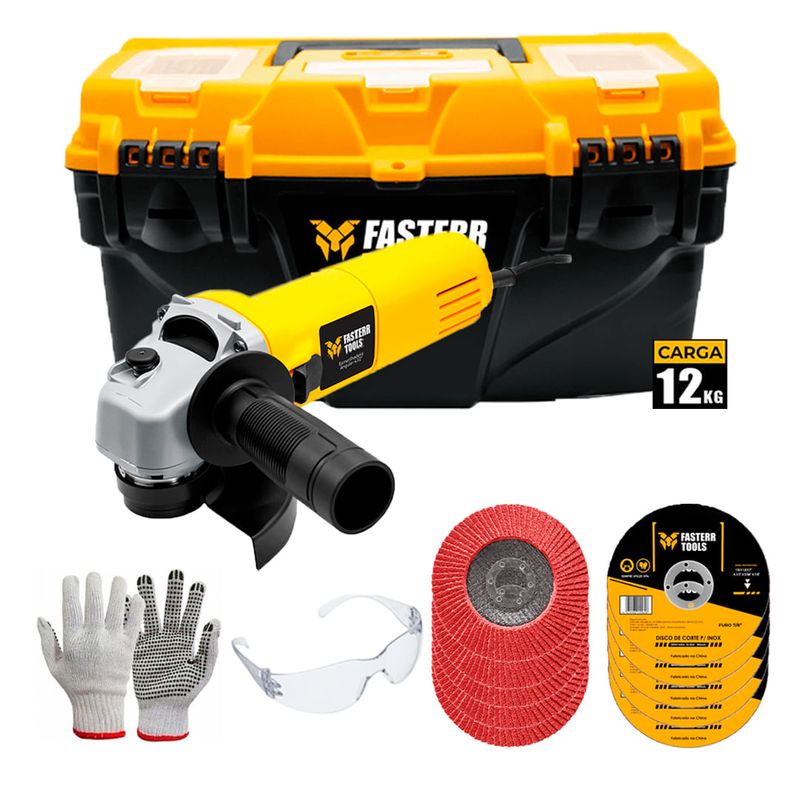 KIT-ESMERILHADEIRA-FASTERR-com-disco-flap-e-corte